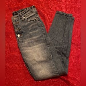 Lucky Brand Women’s Size 0 High Rise Skinny Bridgette Jeans Waist 25